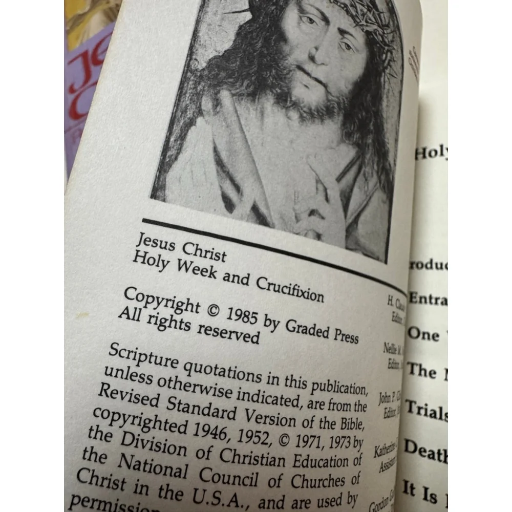 Jesus Christ / Graded Press / Box Set 7 Books (one missing) / Baptism, Sermon...